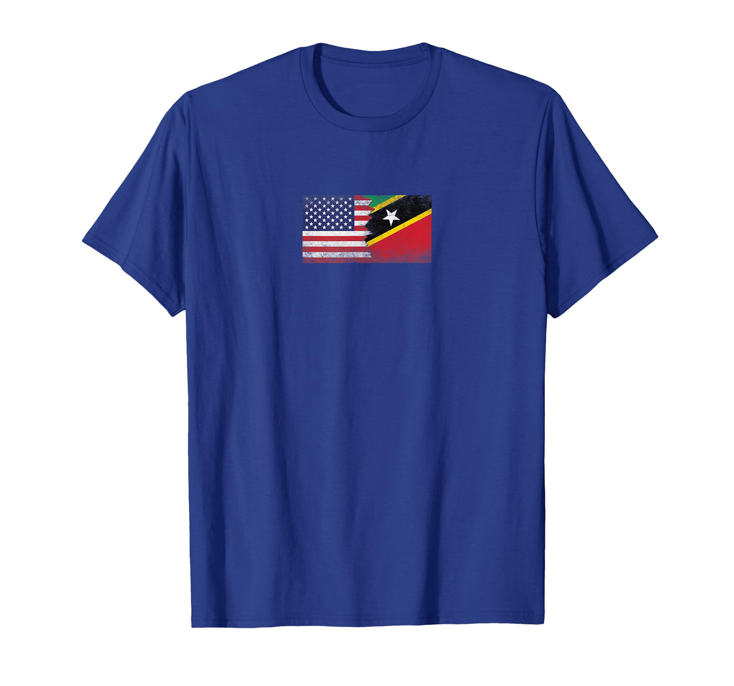 USA & St Kitts and Nevis Flags - American Kittian T-Shirt