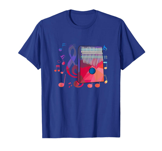 Colorful Idiophone Design for Kalimba Players T-Shirt