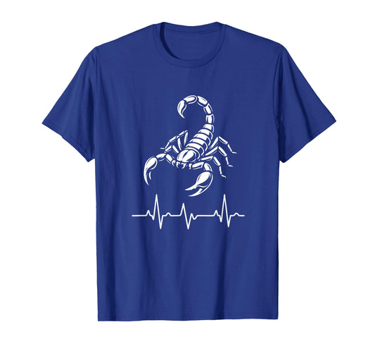 Scorpio Heartbeat - Zodiac Astrology Scorpion Art T-Shirt