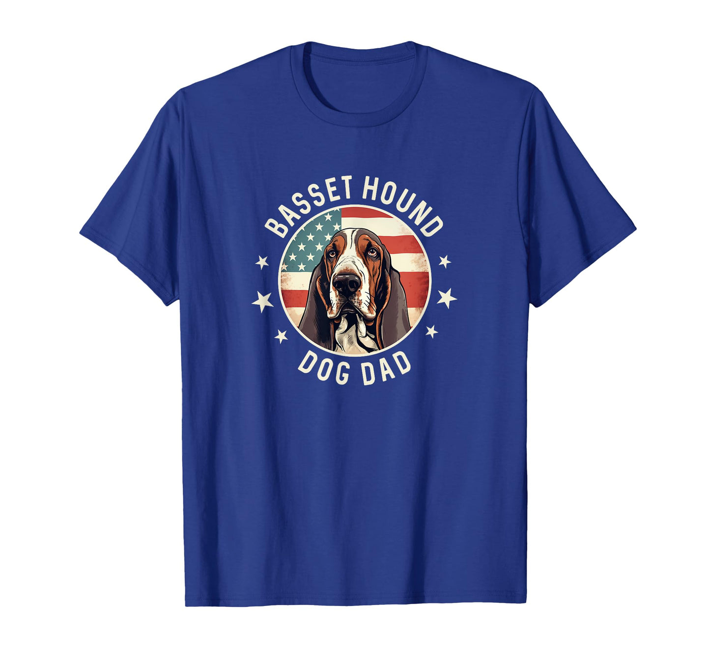 Basset Hound Gifts For Men, Basset Hound Dog Dad T-Shirt