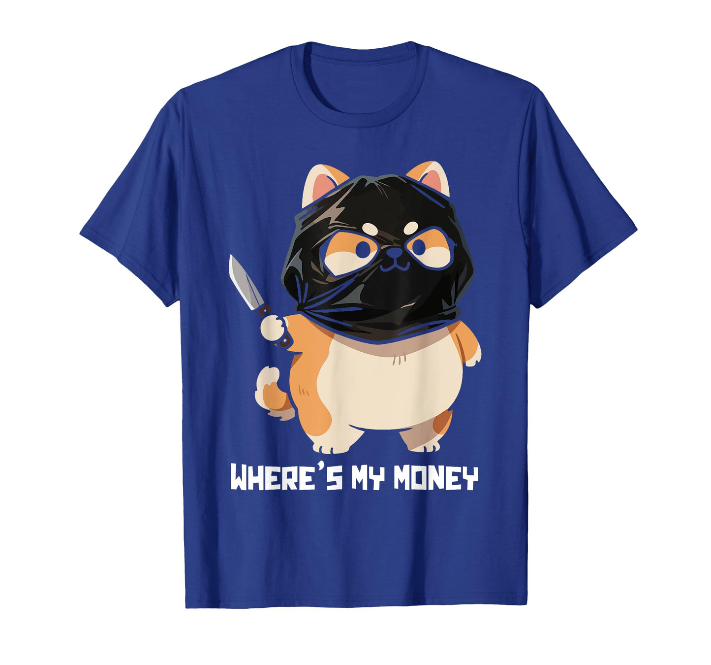 Where's My Money Cat Funny T-Shirt