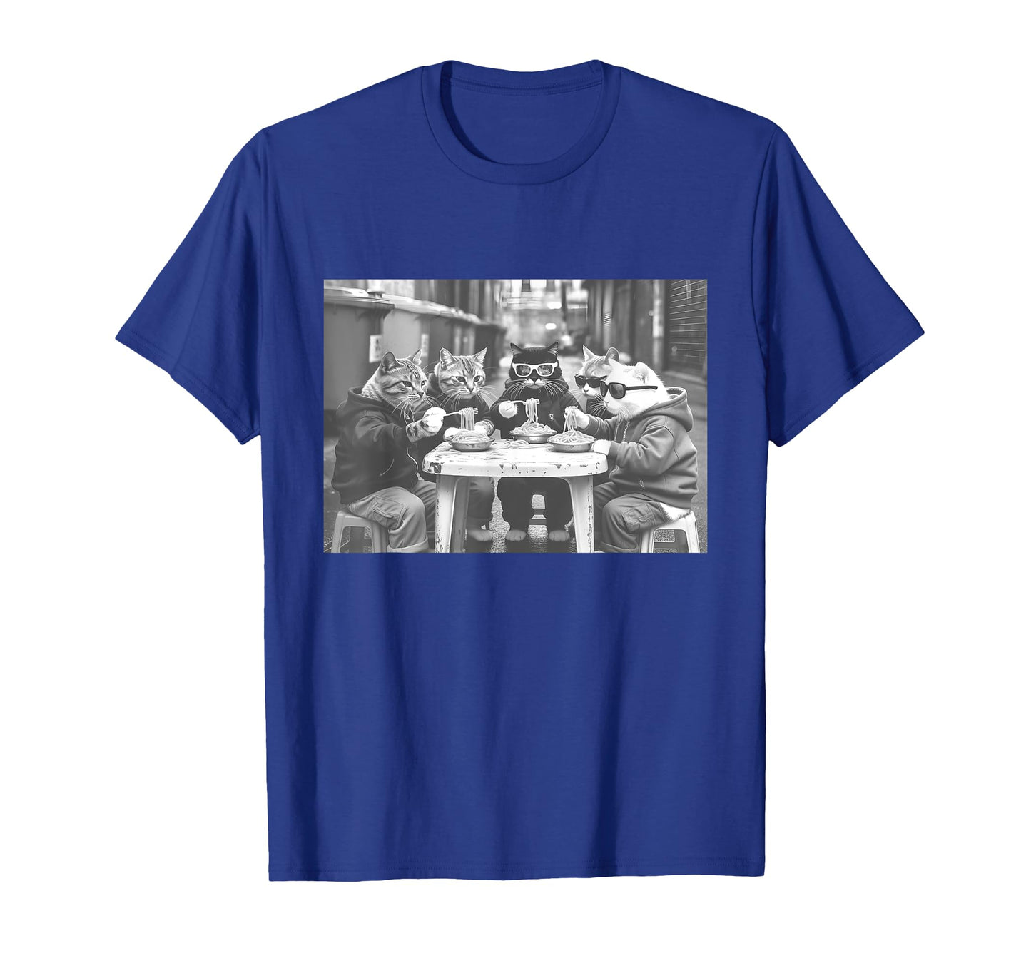 Cat Gang Street Food T-Shirt