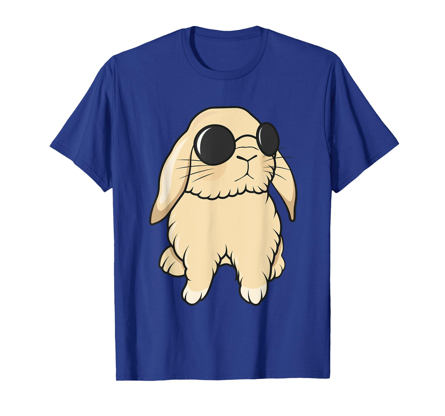 Cute Mini Holland Lop Bunny Rabbit Lover Sunglasses Easter T-Shirt