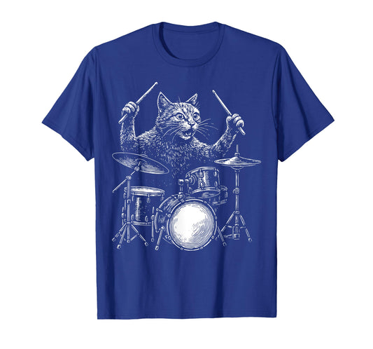 Cat Drummer T-Shirt