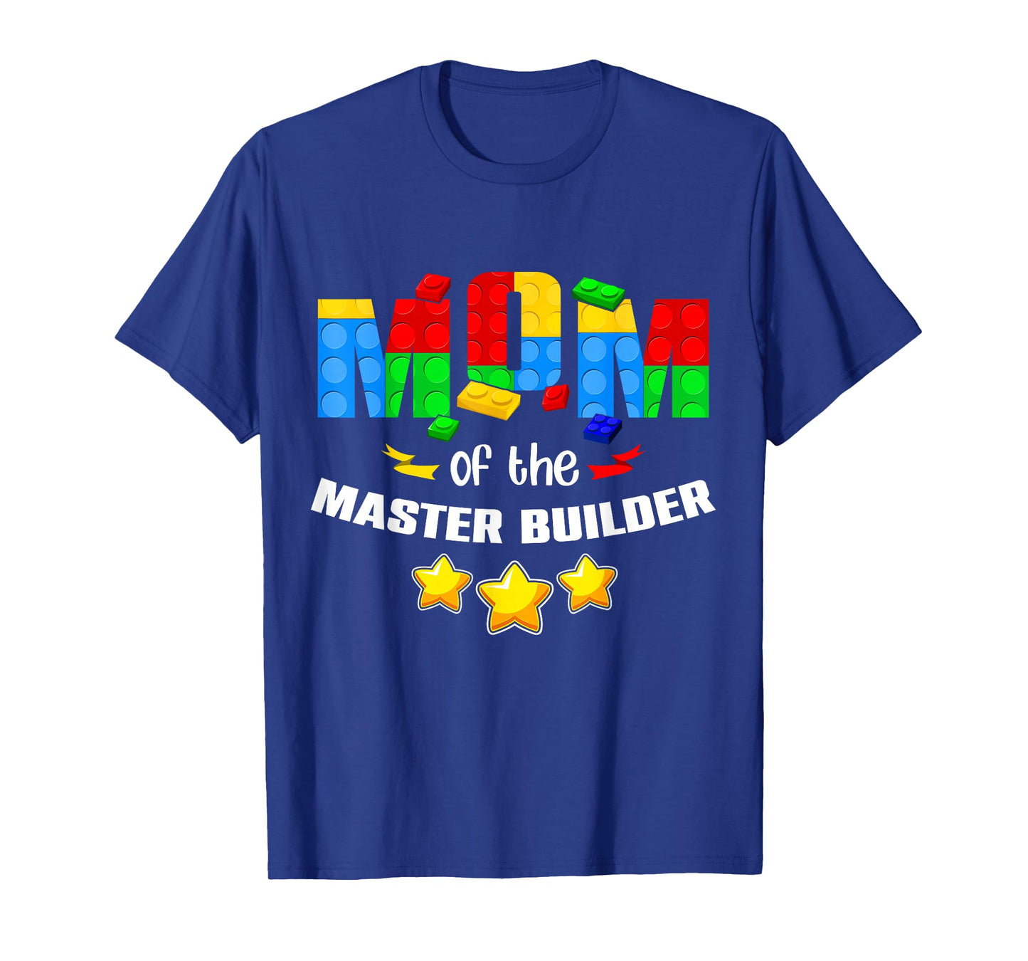 Mom Of The Master Builder Boy Block Toys Kids Brick Builder T-Shirt