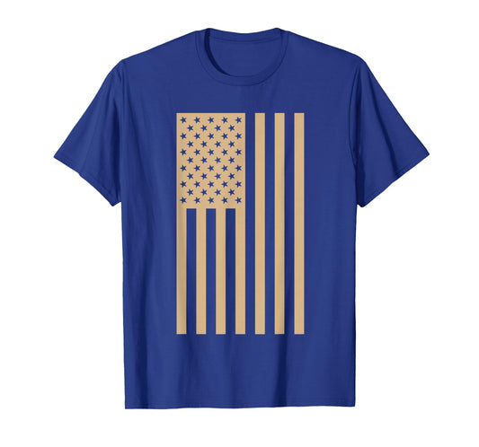 Tan American Flag T-Shirt T-Shirt
