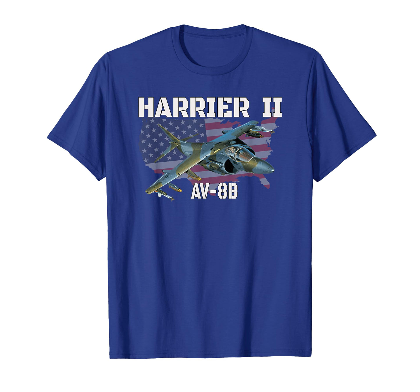 AV-8B Harrier II Ground-Attack Aircraft Military Aviation T-Shirt