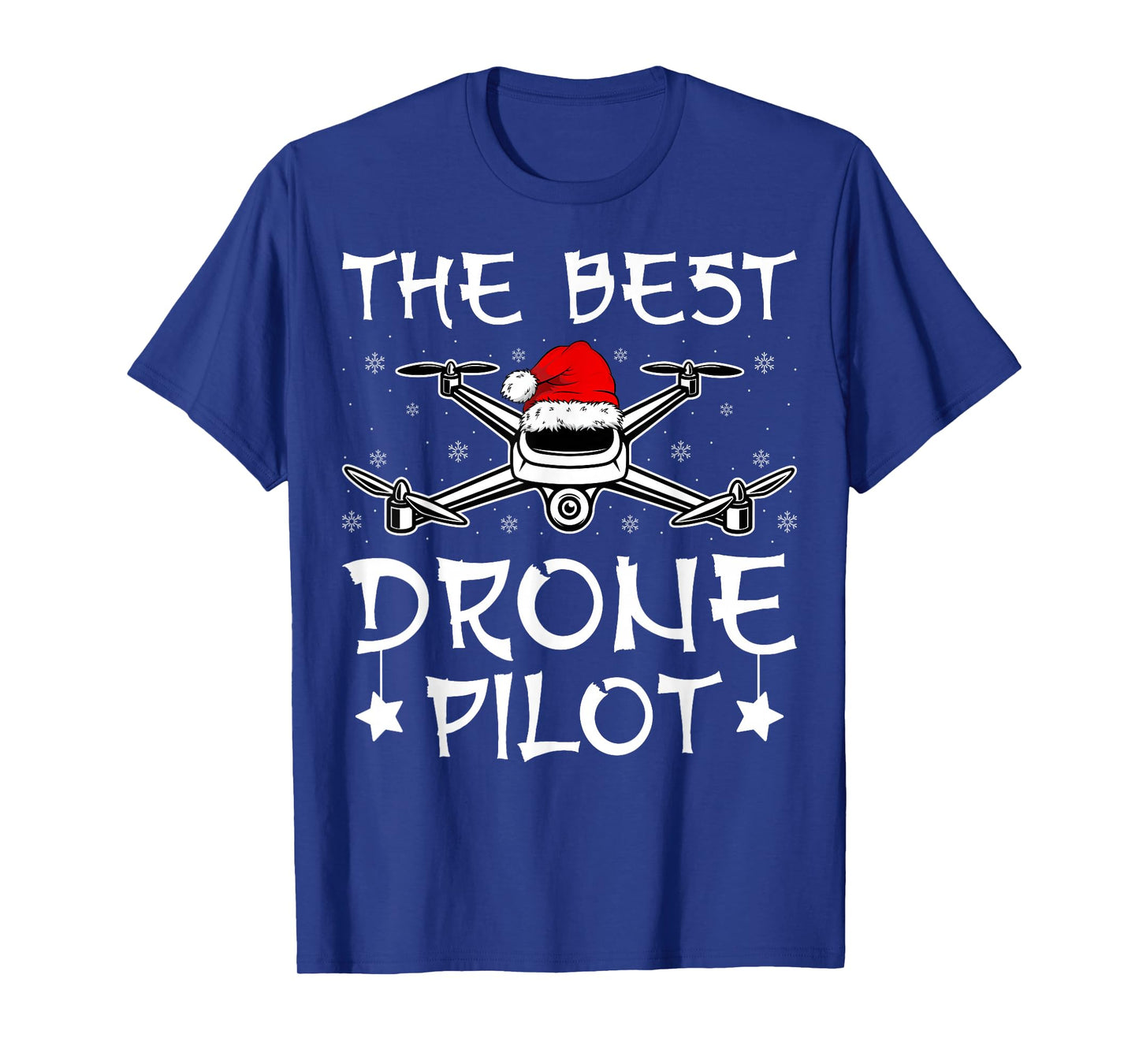 The Best Drone Pilot Santa Hat FPV Drone Operator Christmas T-Shirt
