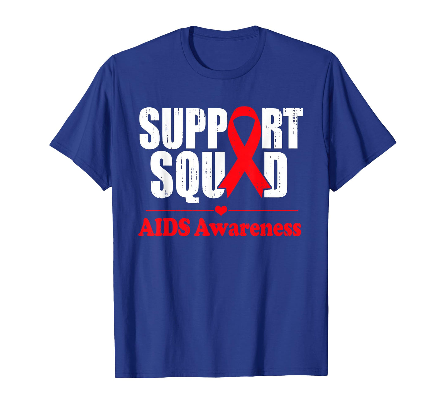 Aids Support Red Ribbon World Aids Day Hiv Aids Awareness T-Shirt