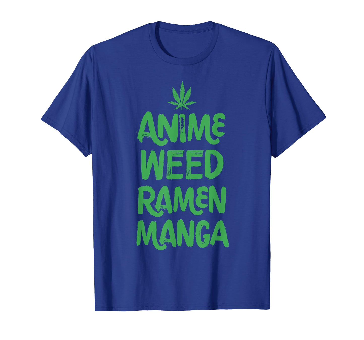 Anime Weed Ramen Manga Marijuana Leaf Cannabis Funny Japan T-Shirt