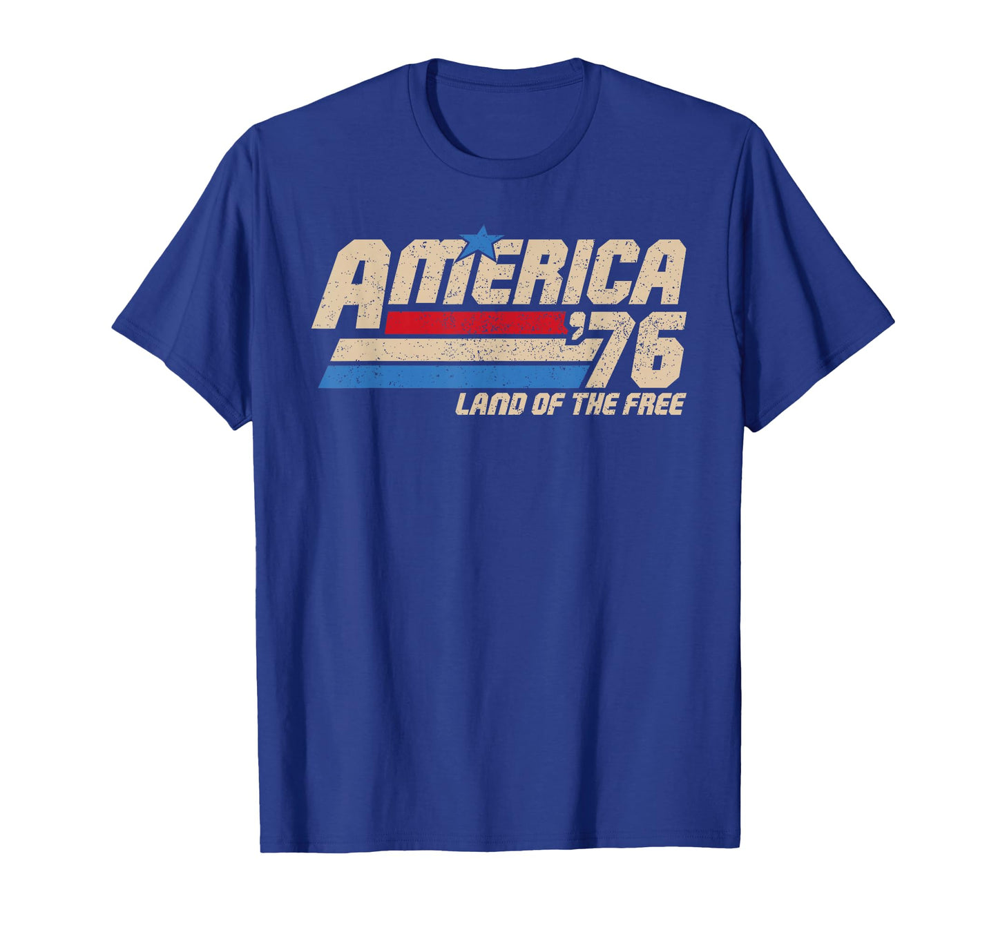America 1776 Patriotic Vintage USA Flag Retro 4th of July T-Shirt