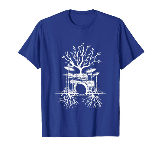 Tree Of Life Drummer Drums Drumming Drumset Snare Musician T-Shirt