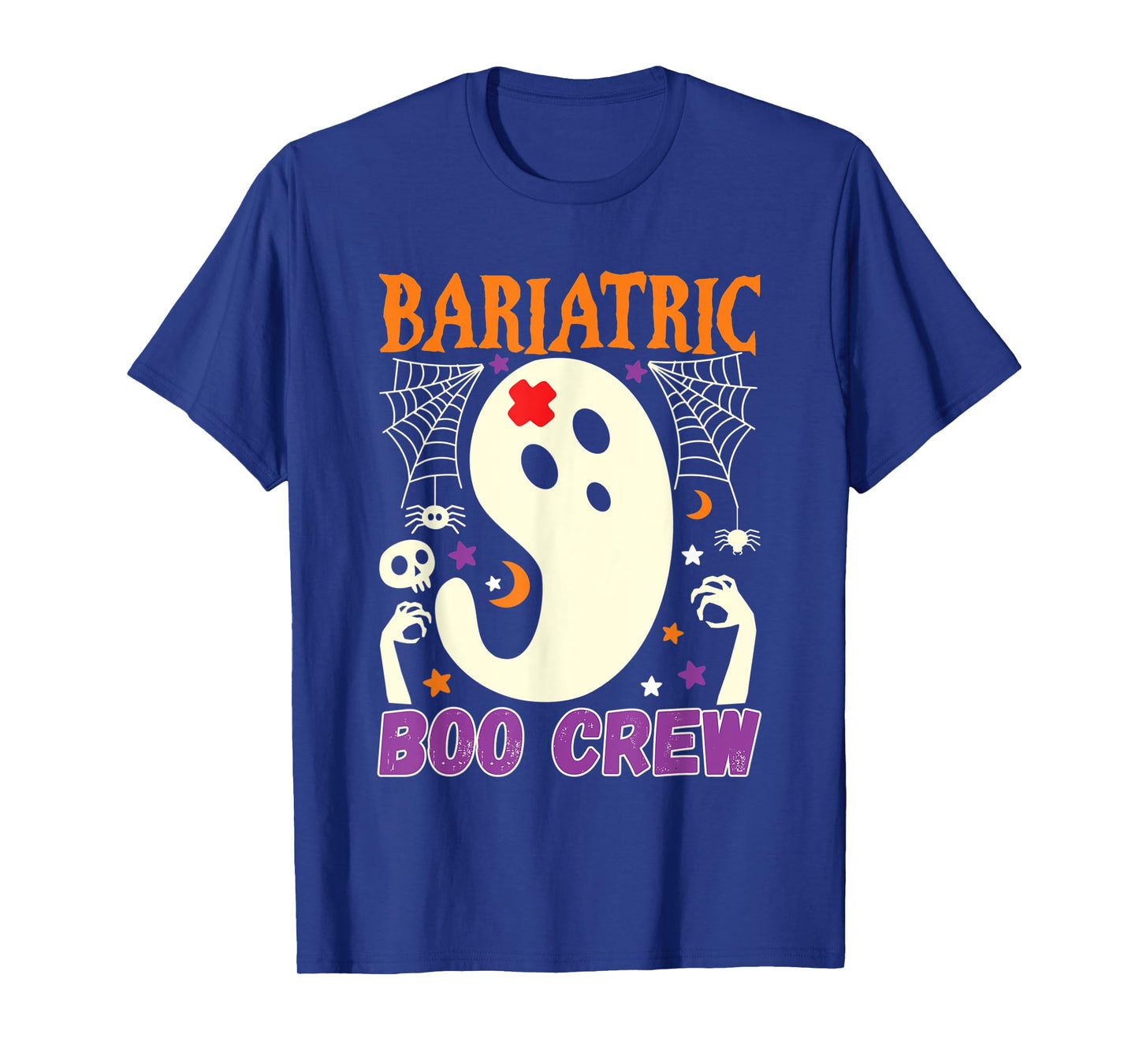 Bariatric Boo Crew Nurse Halloween Nurses Cute Ghost Women T-Shirt