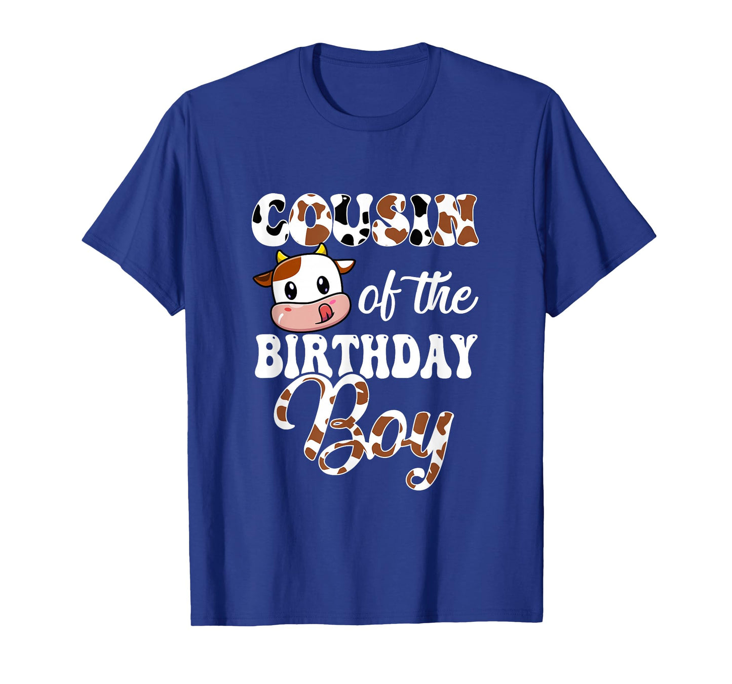 Cousin Of The Birthday Boy Cow Farm 1St Birthday Boy T-Shirt