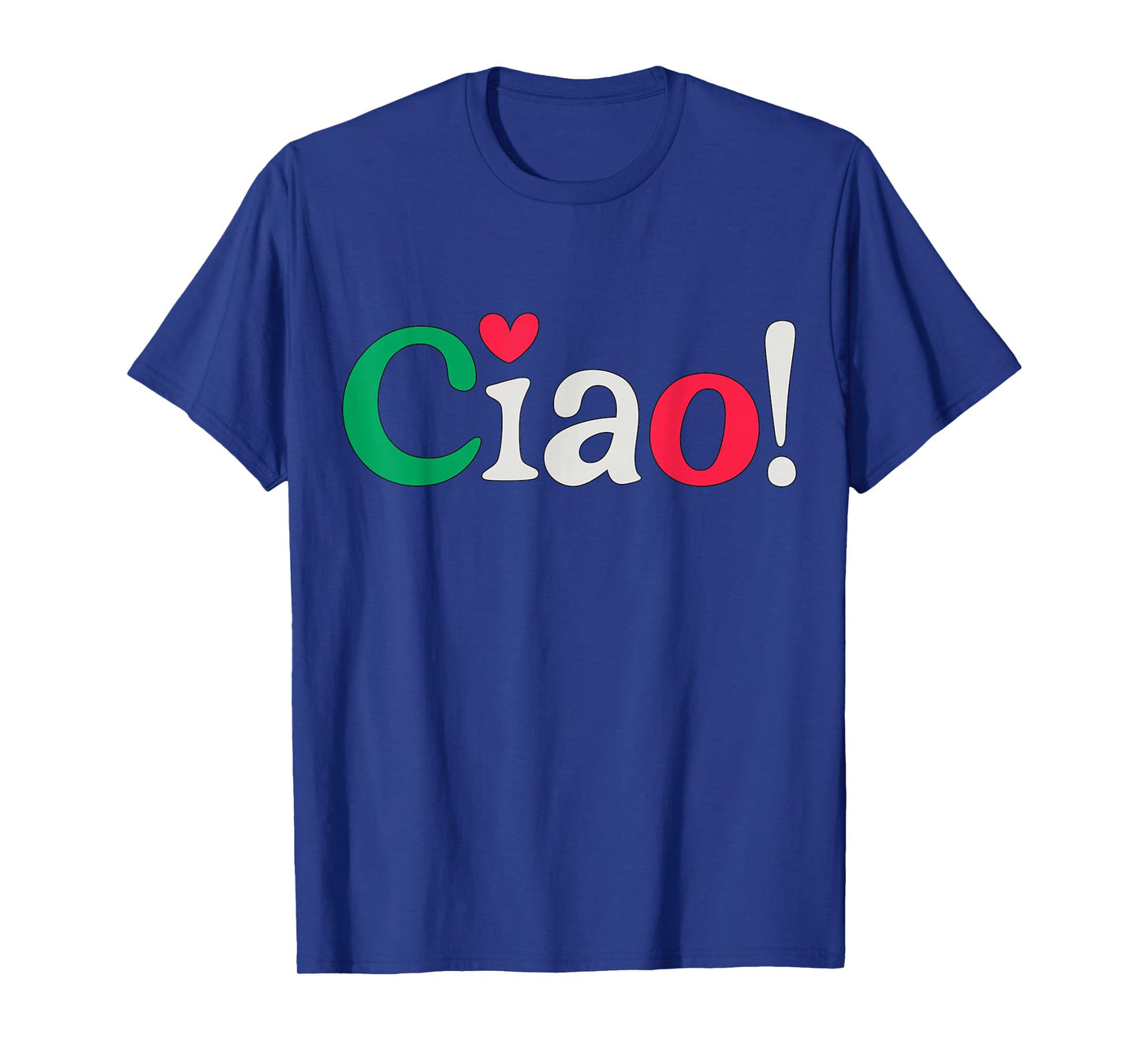 Ciao Italian Italy Flag T-Shirt