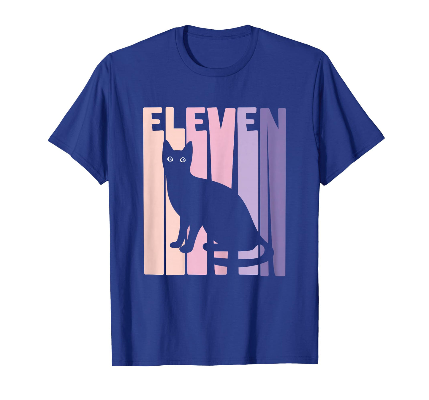 11th Birthday Gift Cute Cat Fan 11 Years old for Girls T-Shirt