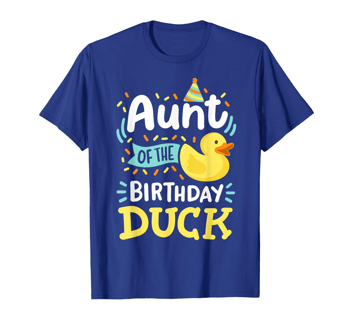 Aunt Of The Birthday Duck Boy Rubber Duck Bday Family T-Shirt