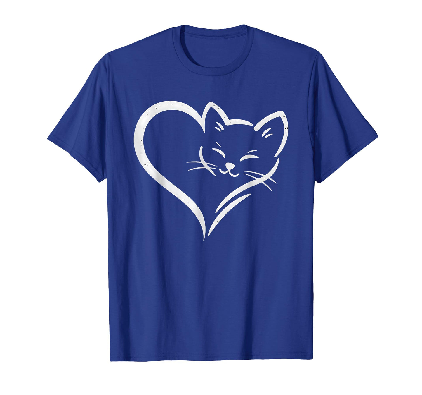 Cute Cat Heart - Cute Heart Cat Mom Women Girls Kids T-Shirt