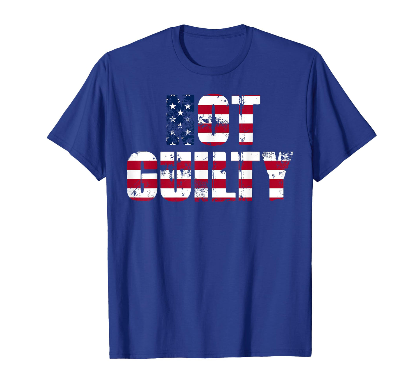 Not Guilty American Flag Women Men T-Shirt