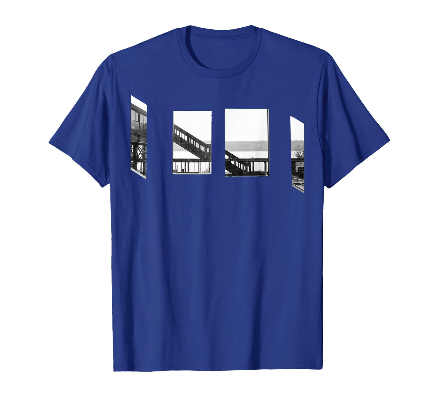 Black and White Industrial Urban Street Tee-Shirt T-Shirt