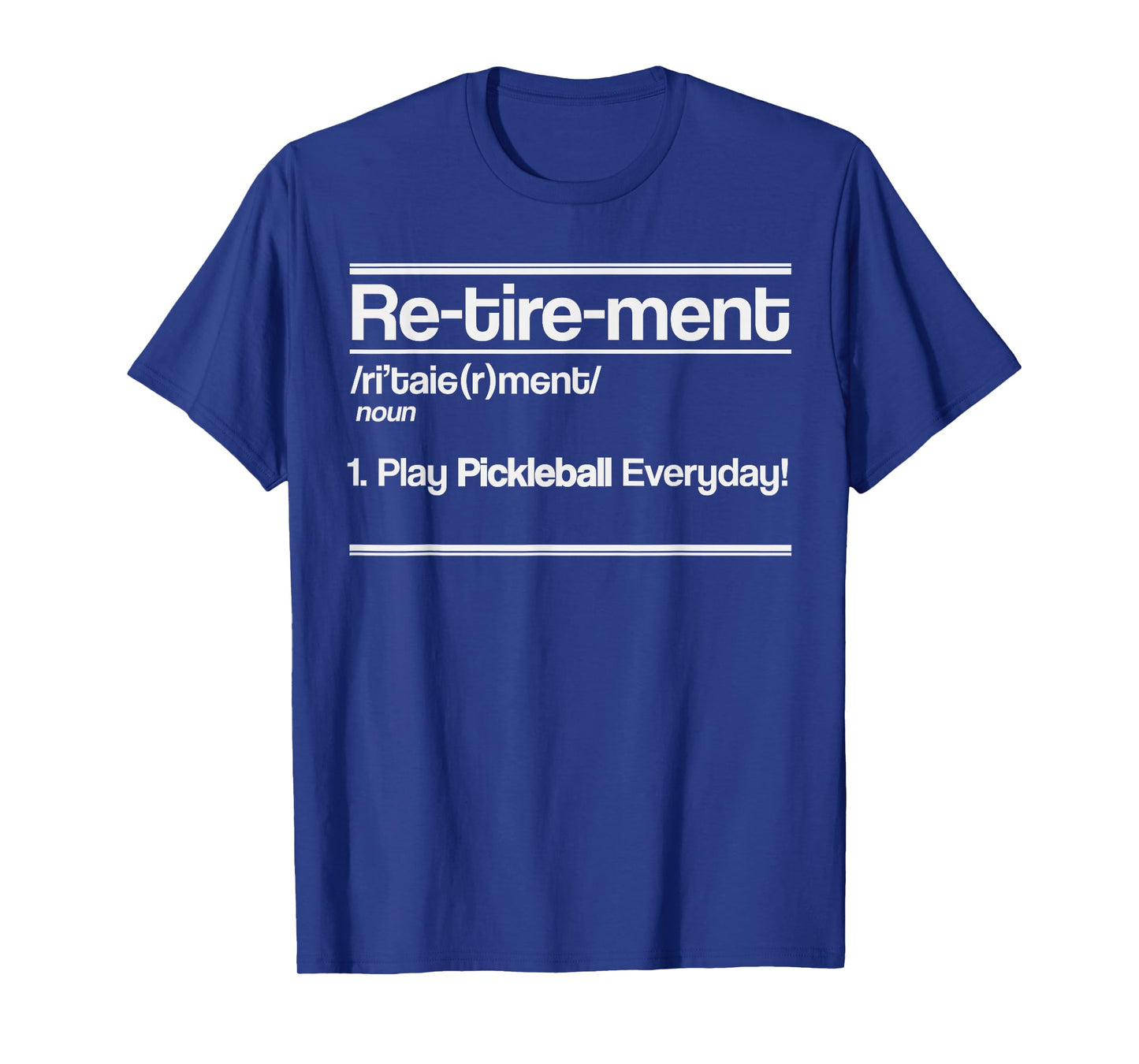 Retirement Definition Pickleball Retired Sport Player Gift T-Shirt