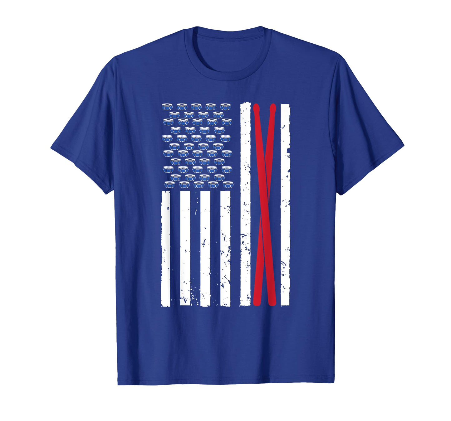 Cool Drummer Art For Men Women Drumming Percussion Drumstick T-Shirt