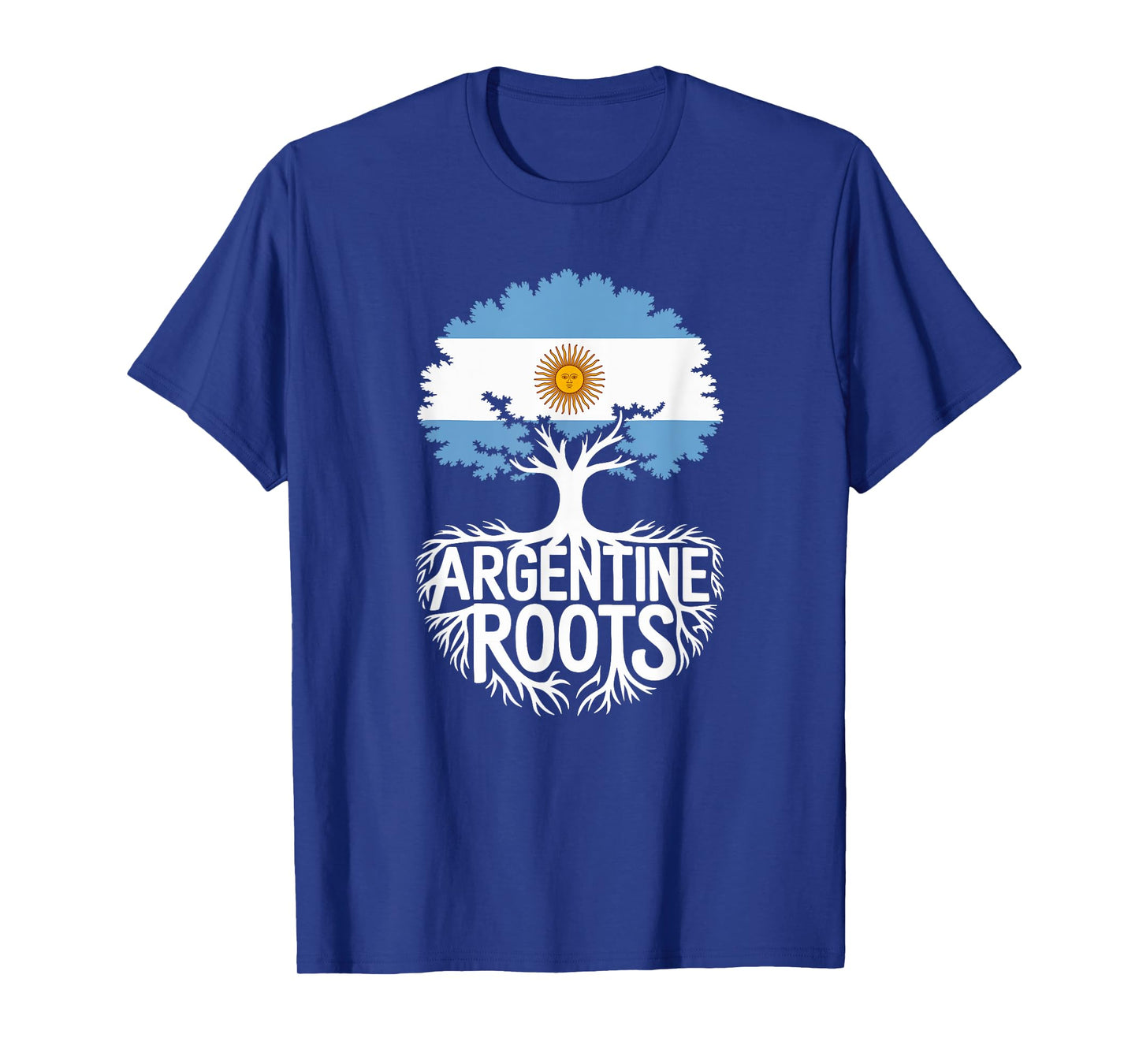 Argentinian Roots Argentina Flag Colors Family Tree Souvenir T-Shirt