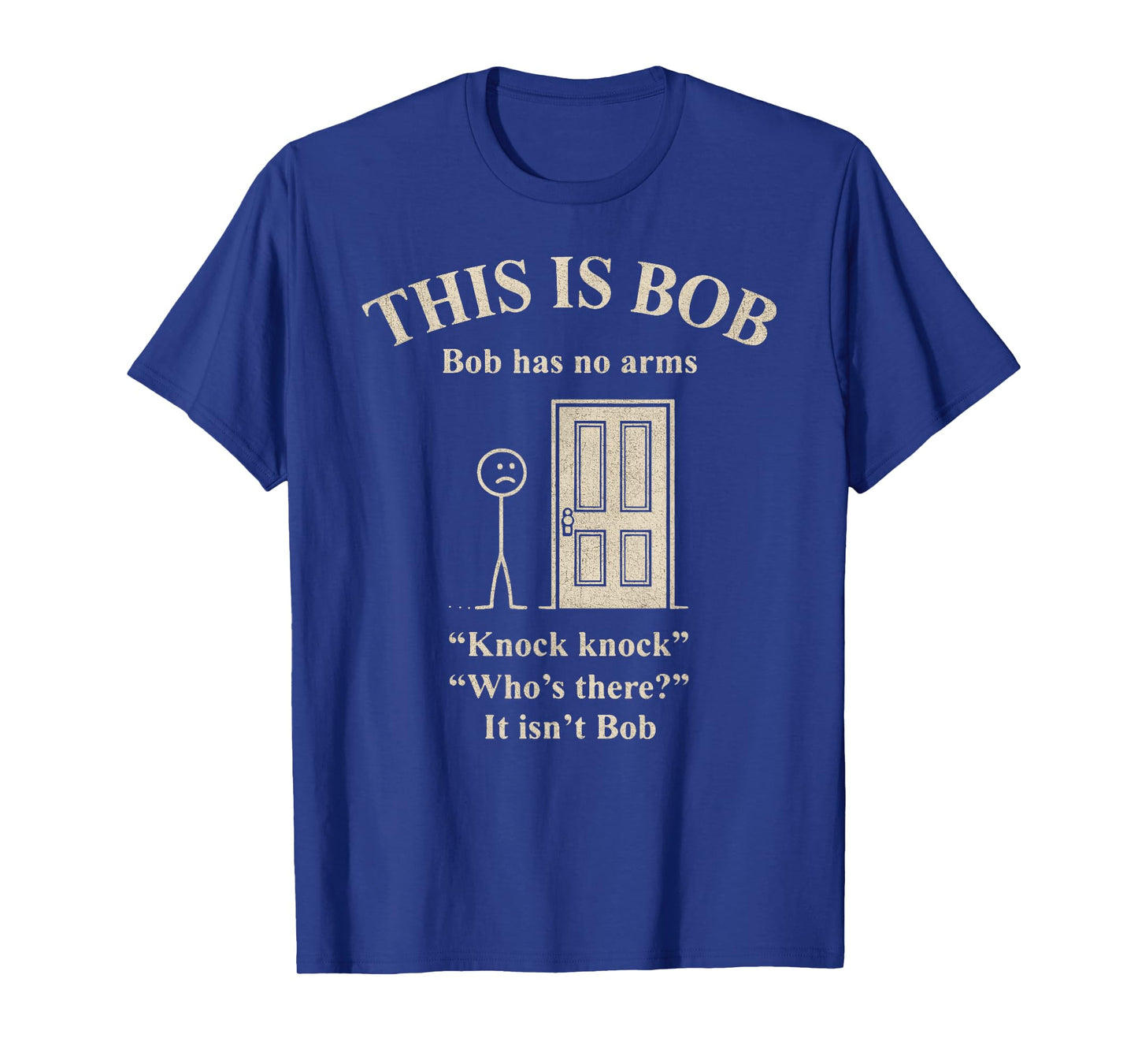 This Is Bob Funny Stick Figure Knock Knock T-Shirt