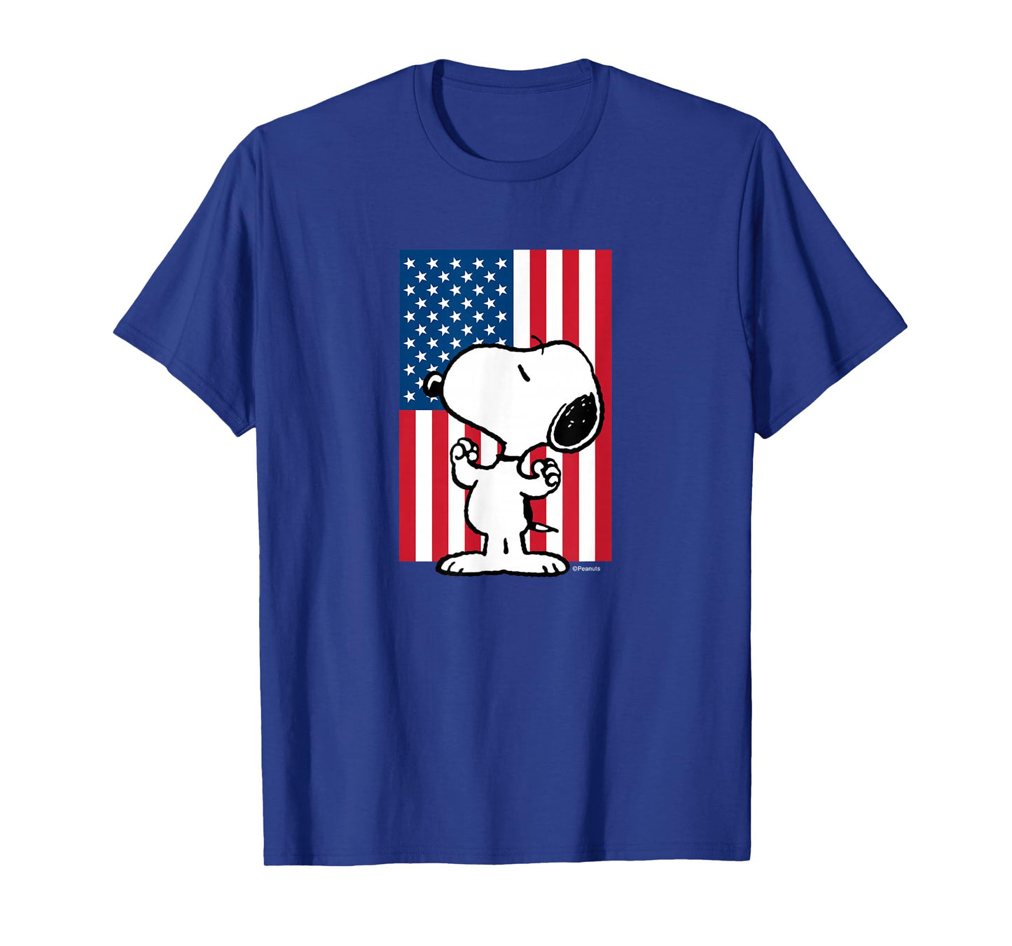 Peanuts - Snoopy USA Flag T-Shirt