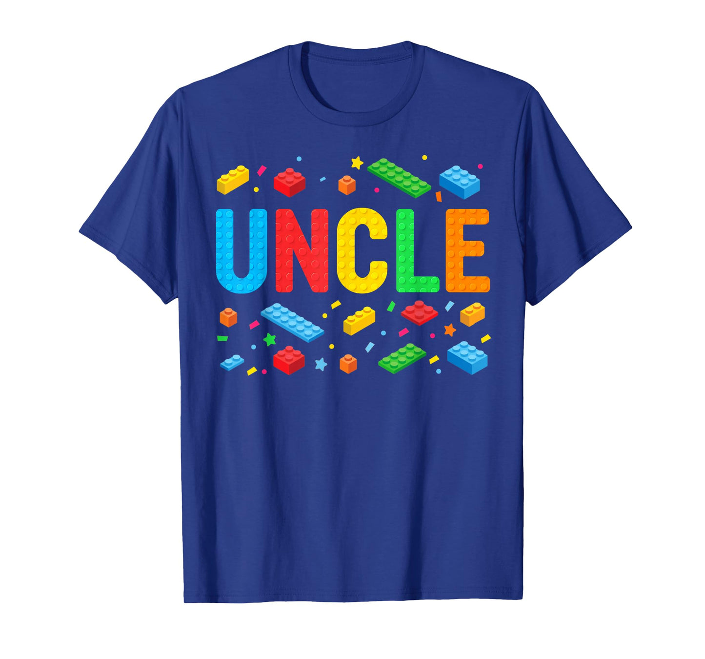 Uncle Master Builder Building Bricks Blocks Family Matching T-Shirt
