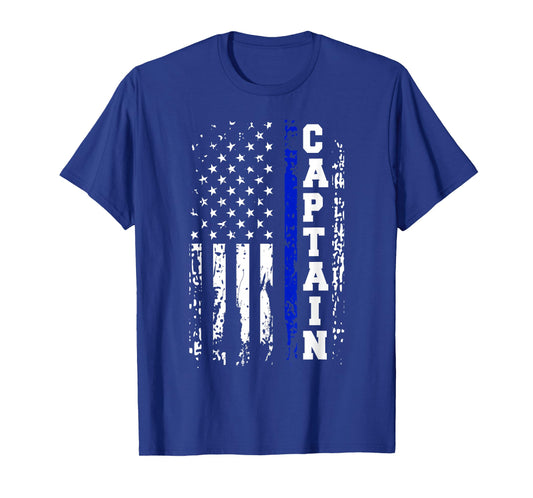 Police Captain Shirt Police Rank Captain Gift T-Shirt