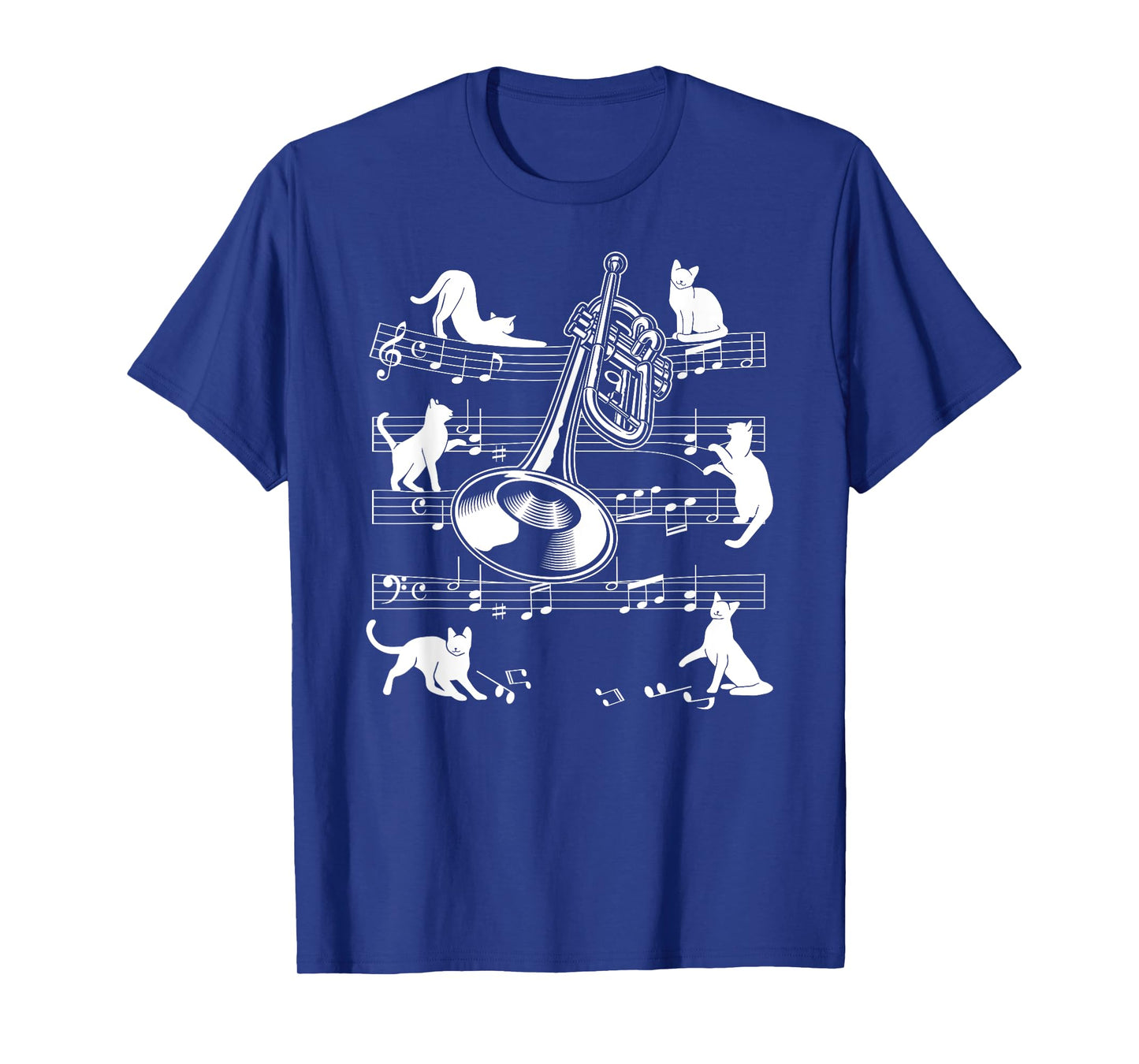 Trumpeter Cats for Cat loving Trumpet player T-Shirt