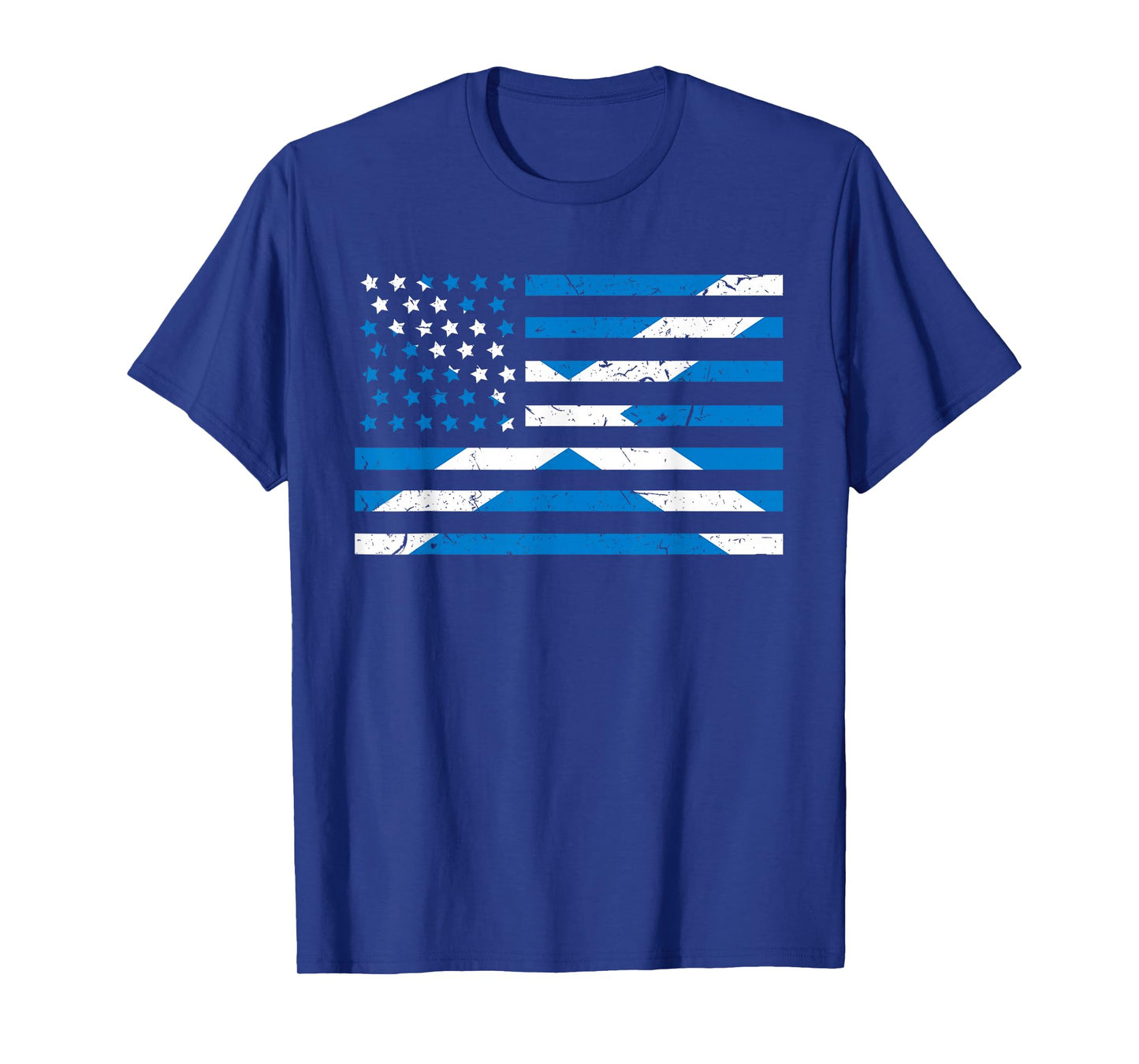 Scottish American Flag Proud Scotland USA for Men Women Kids T-Shirt