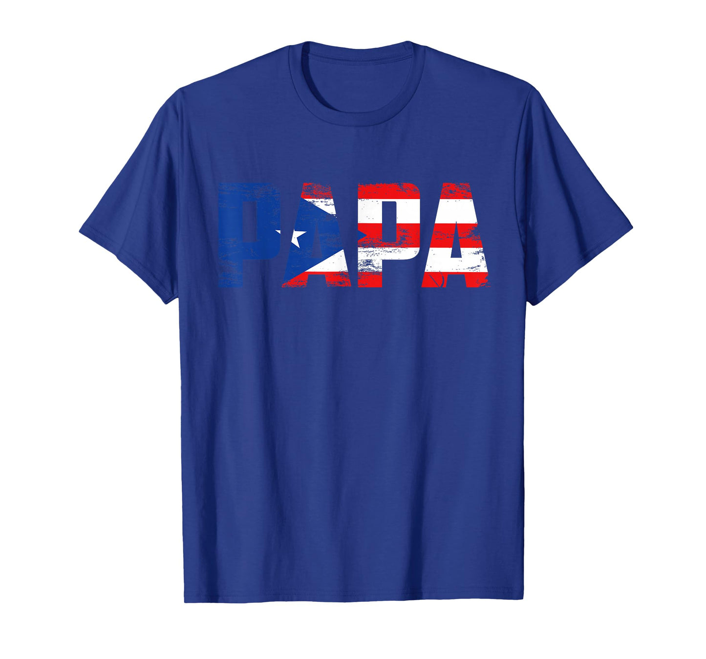 Papa Puerto Rico Flag Pride Fathers Day Puerto Rican Men T-Shirt