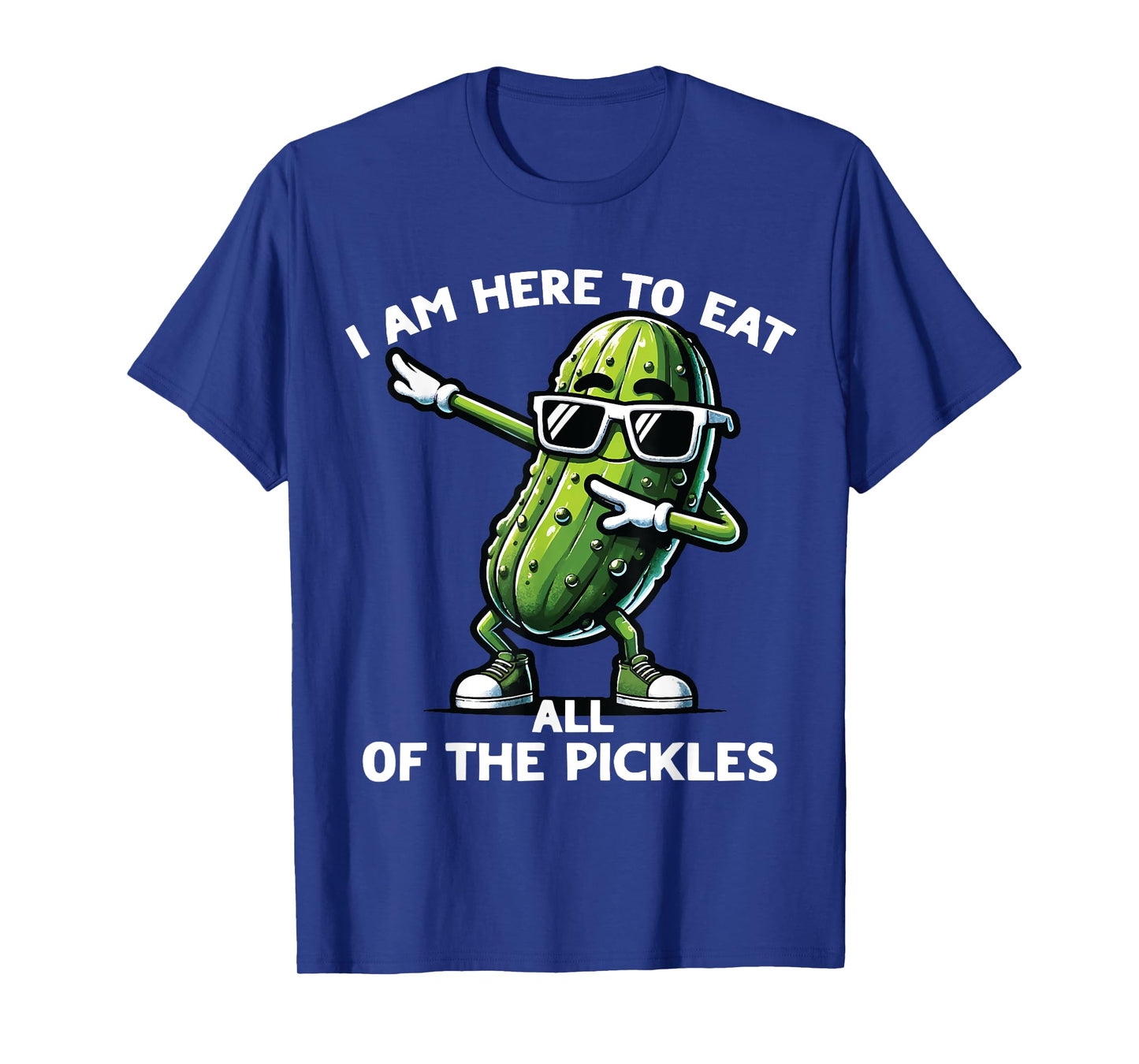 Dabbing Pickle Dancing Cucumber Pickle Food Squad T-Shirt