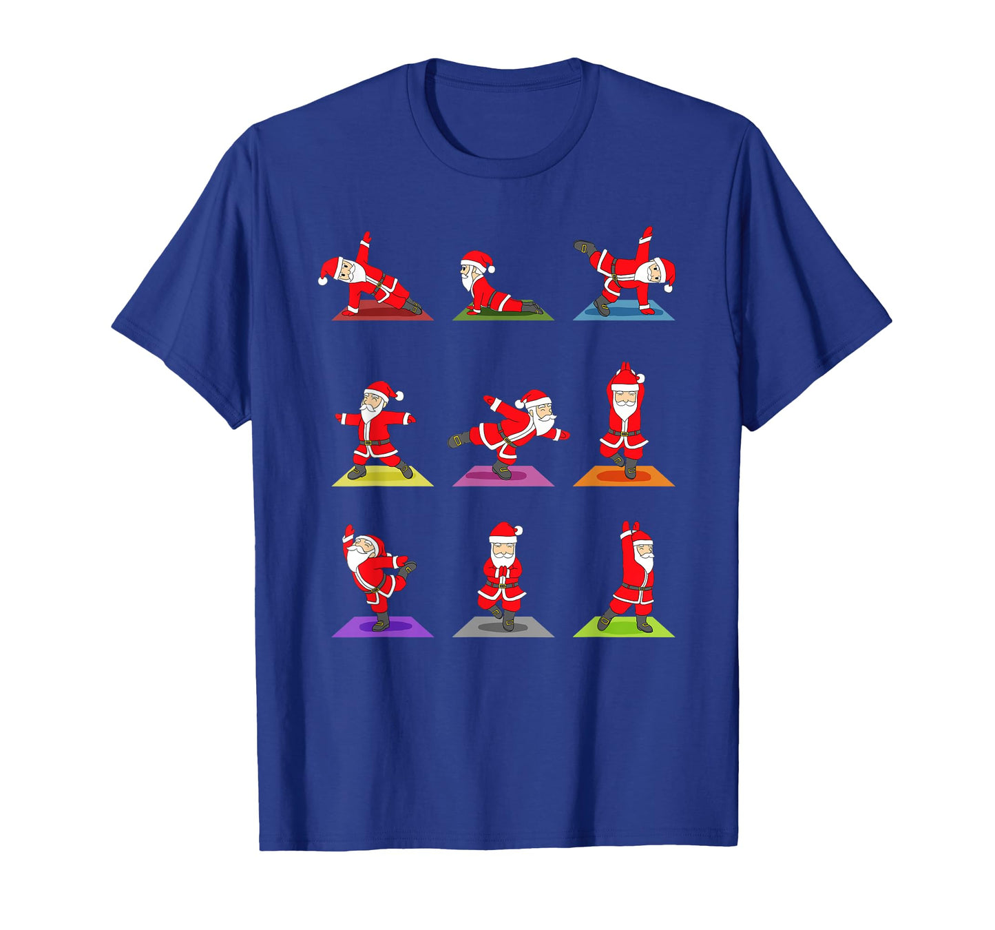Christmas Yoga Santa Claus Xmas Gift T-Shirt