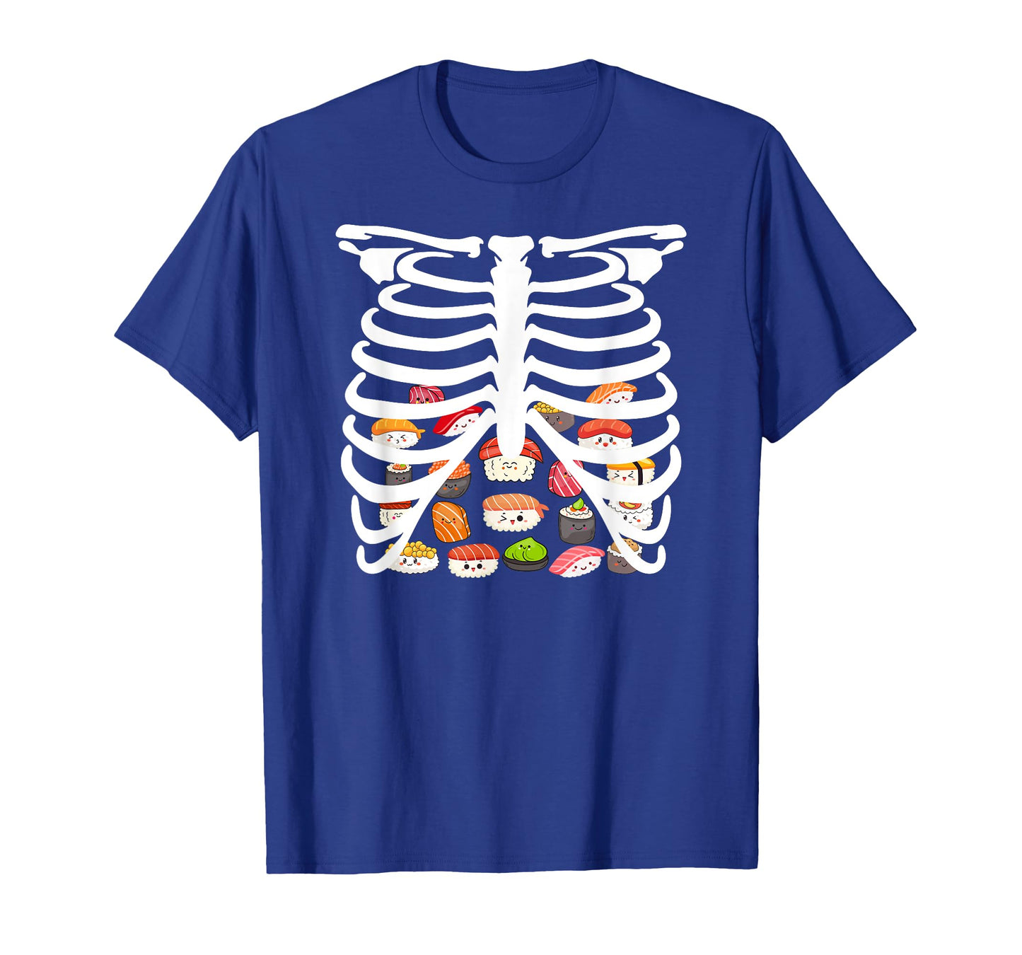 Halloween Japanese dish Food Rib Cage Skeleton Sushi T-Shirt