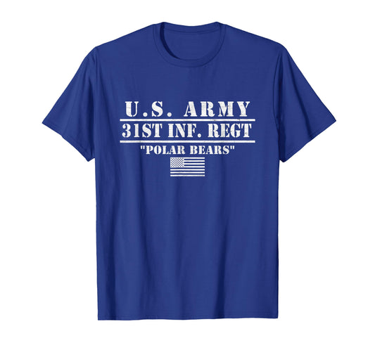 31st Infantry Regiment 31st Inf Regt Polar Bears Fort Drum T-Shirt