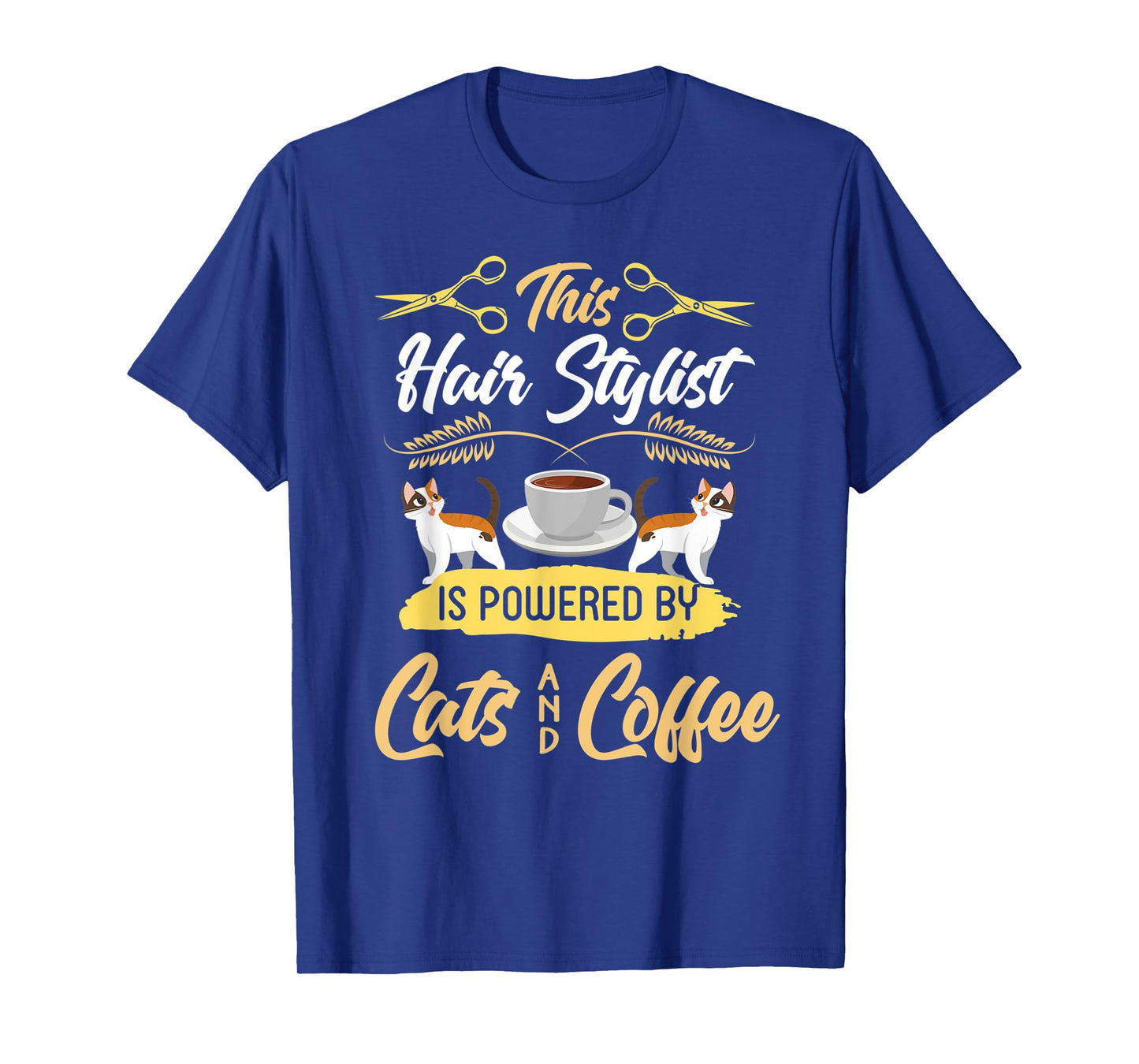 Hair Stylist Shirt Cat Lover Hair Stylist Hairdresser Gift T-Shirt for Men Women