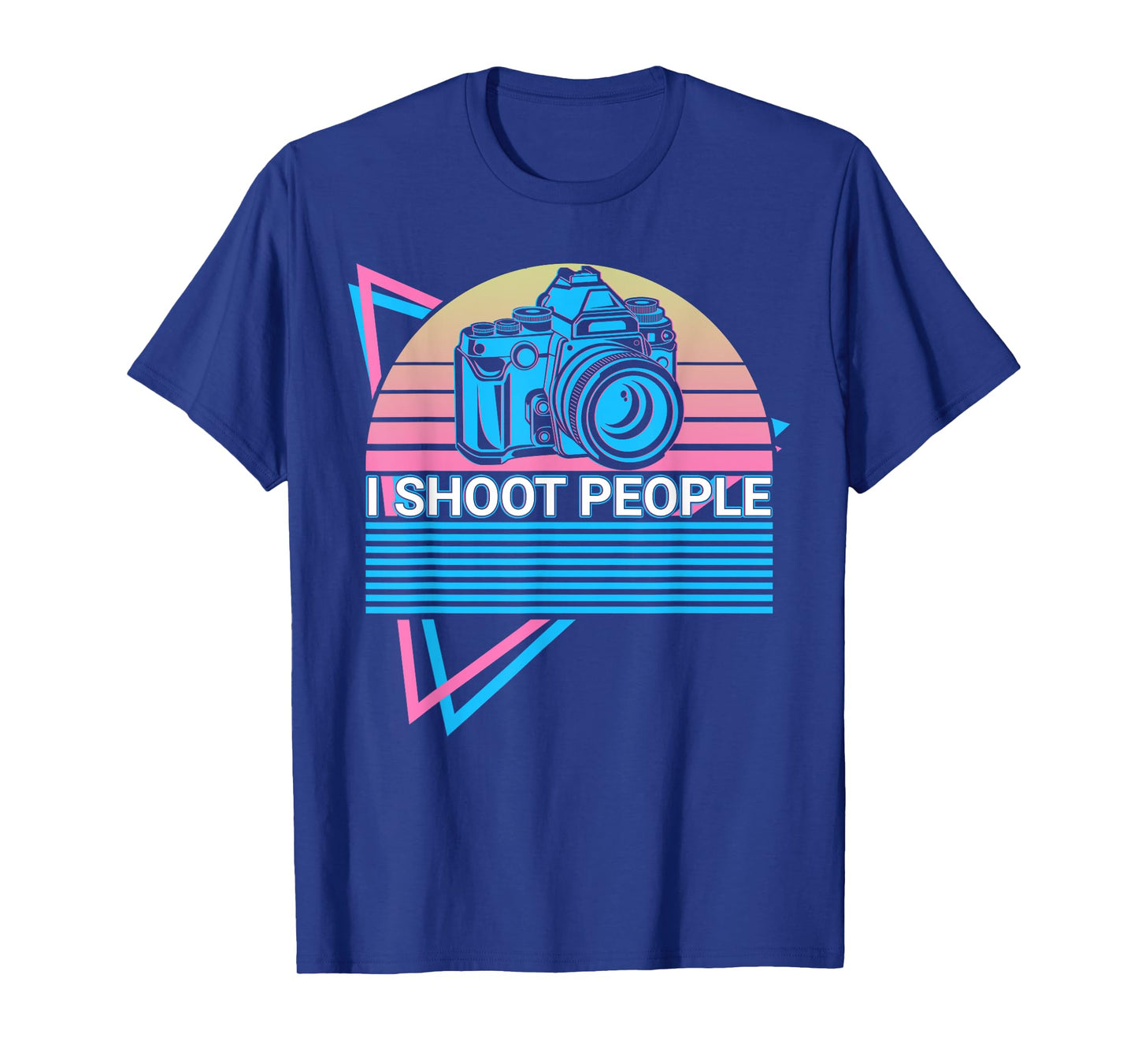 Camera Photography Photographer Retro I Shoot People T-Shirt