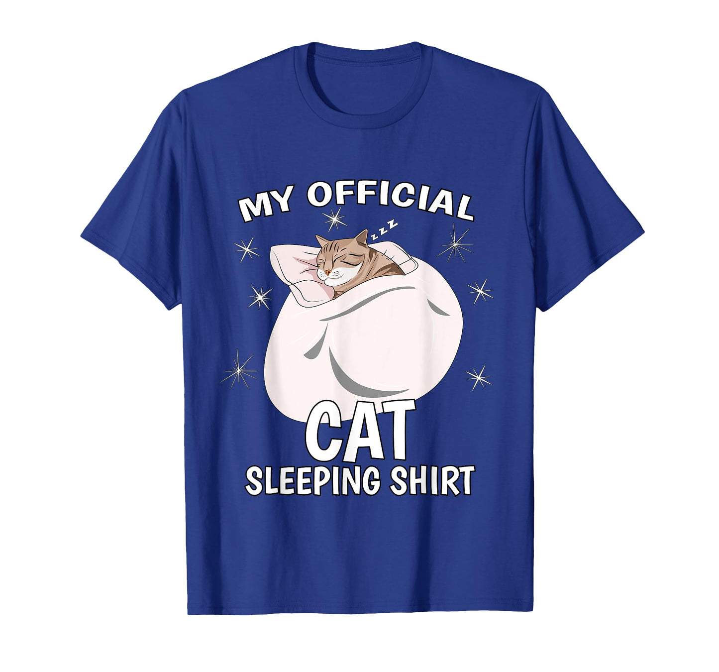 My Official Sleeping Shirt PJ Pajama Top Kitten Cat T-Shirt