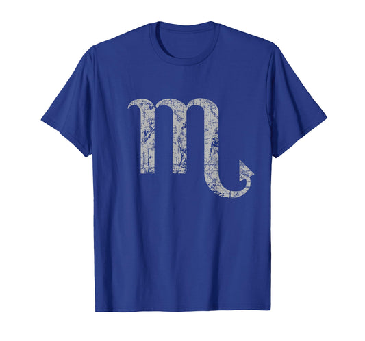 Zodiac Sign Scorpio (Vintage Gray) Scorpio T-Shirt