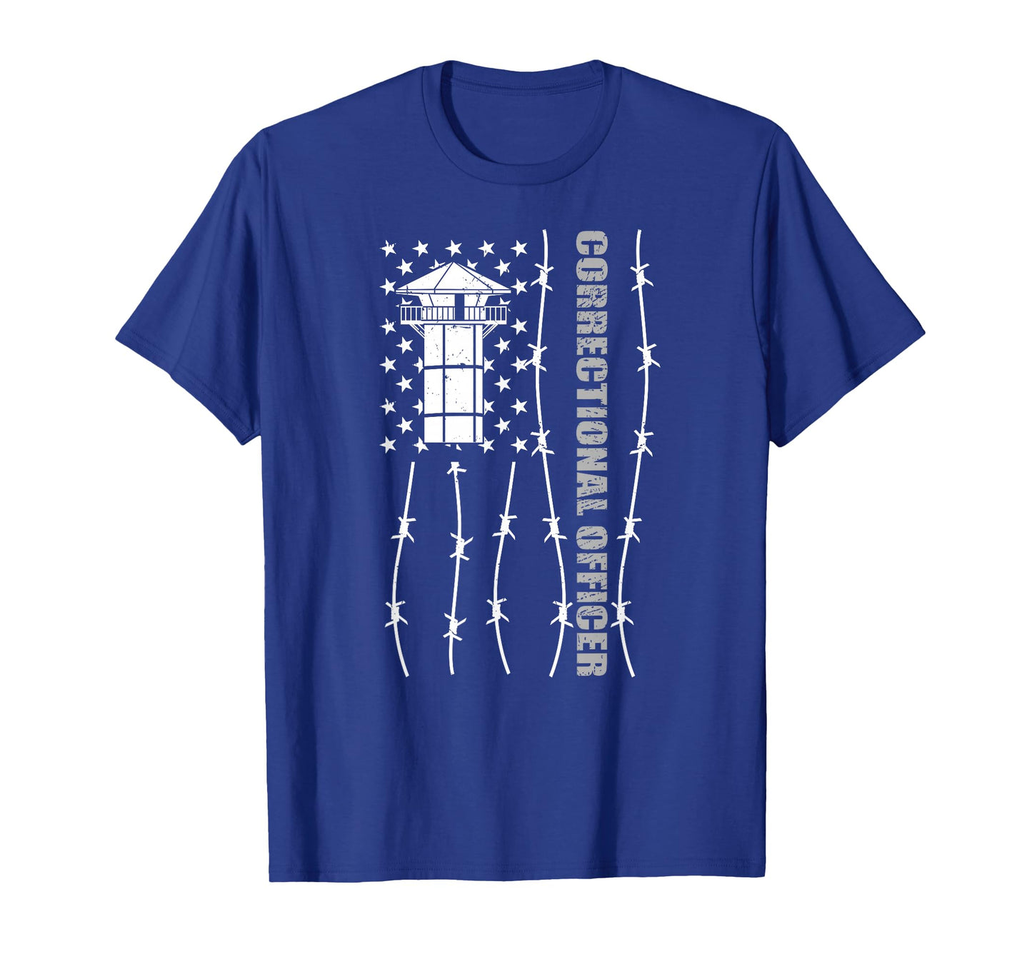 American Flag Correctional Officer - Corrections USA Flag T-Shirt