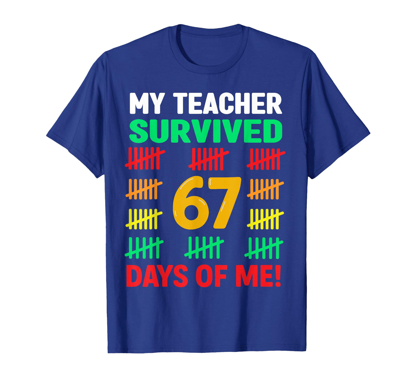 67 Days of School Kids 67 Shirt Boys 6 7 Shirt Boys 6-7 Meme T-Shirt