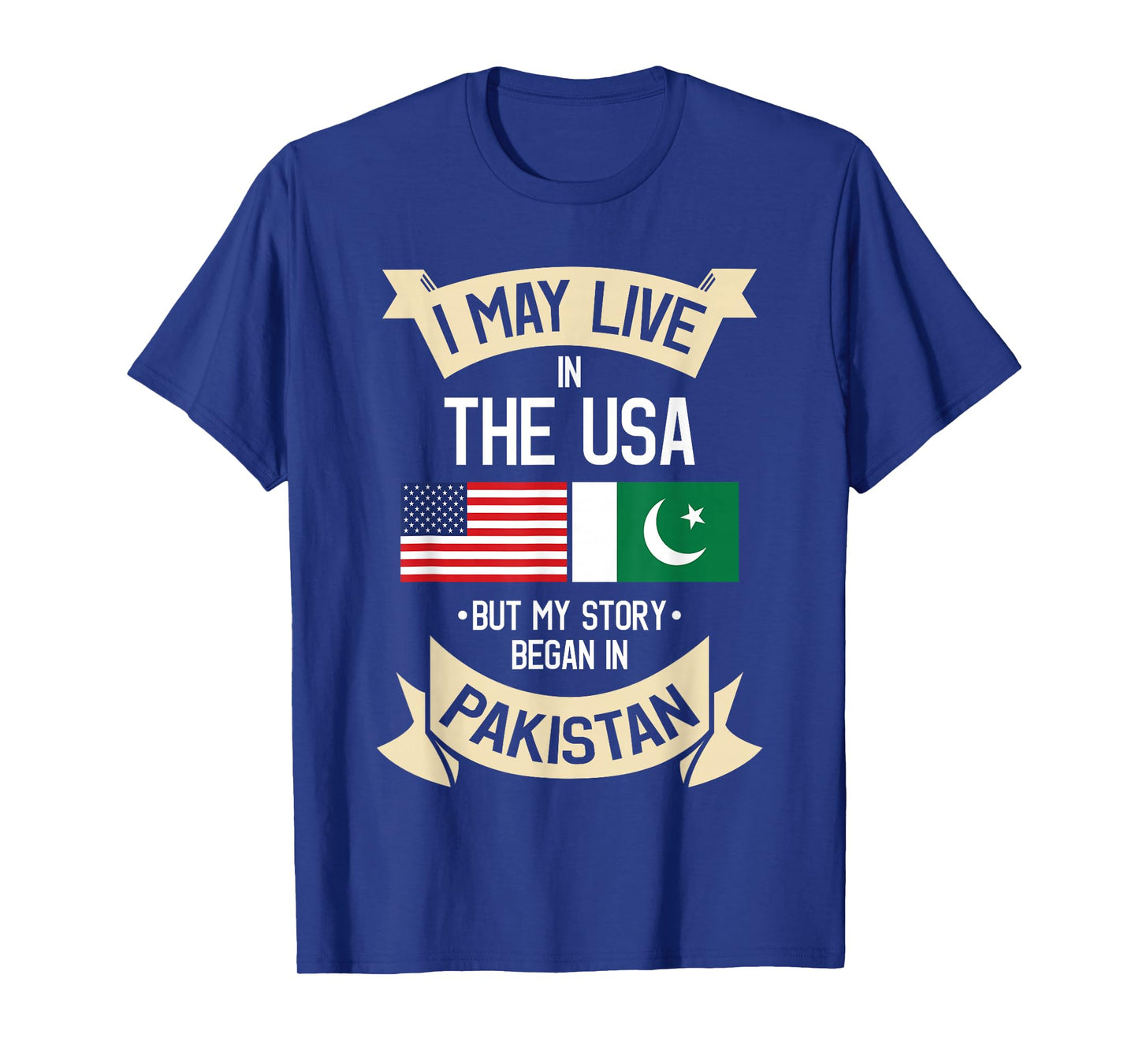 Pakistan American Flag USA Pakistani Roots Gifts T-Shirt