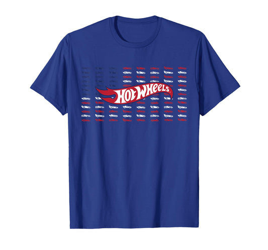 Hot Wheels - 4th of July American Flag T-Shirt