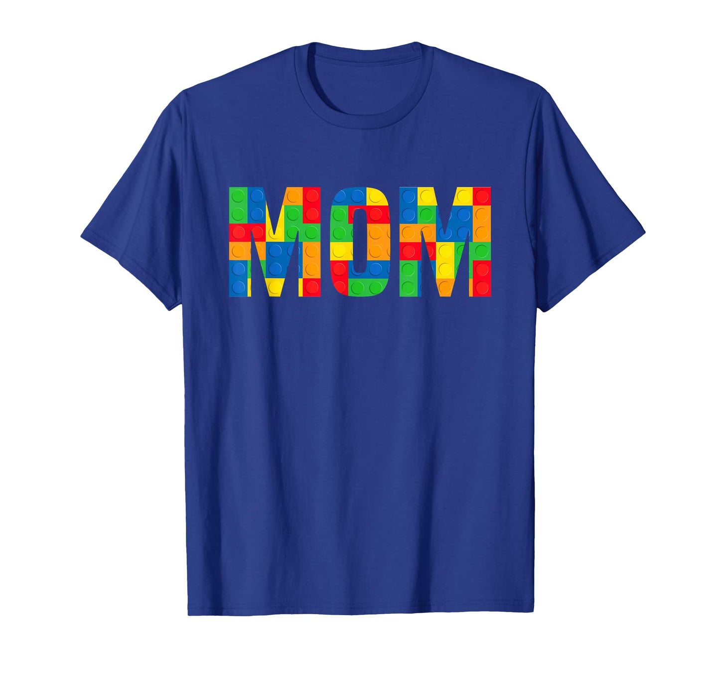 Mom Brick Master Builder Funny Building Blocks Mom T-Shirt