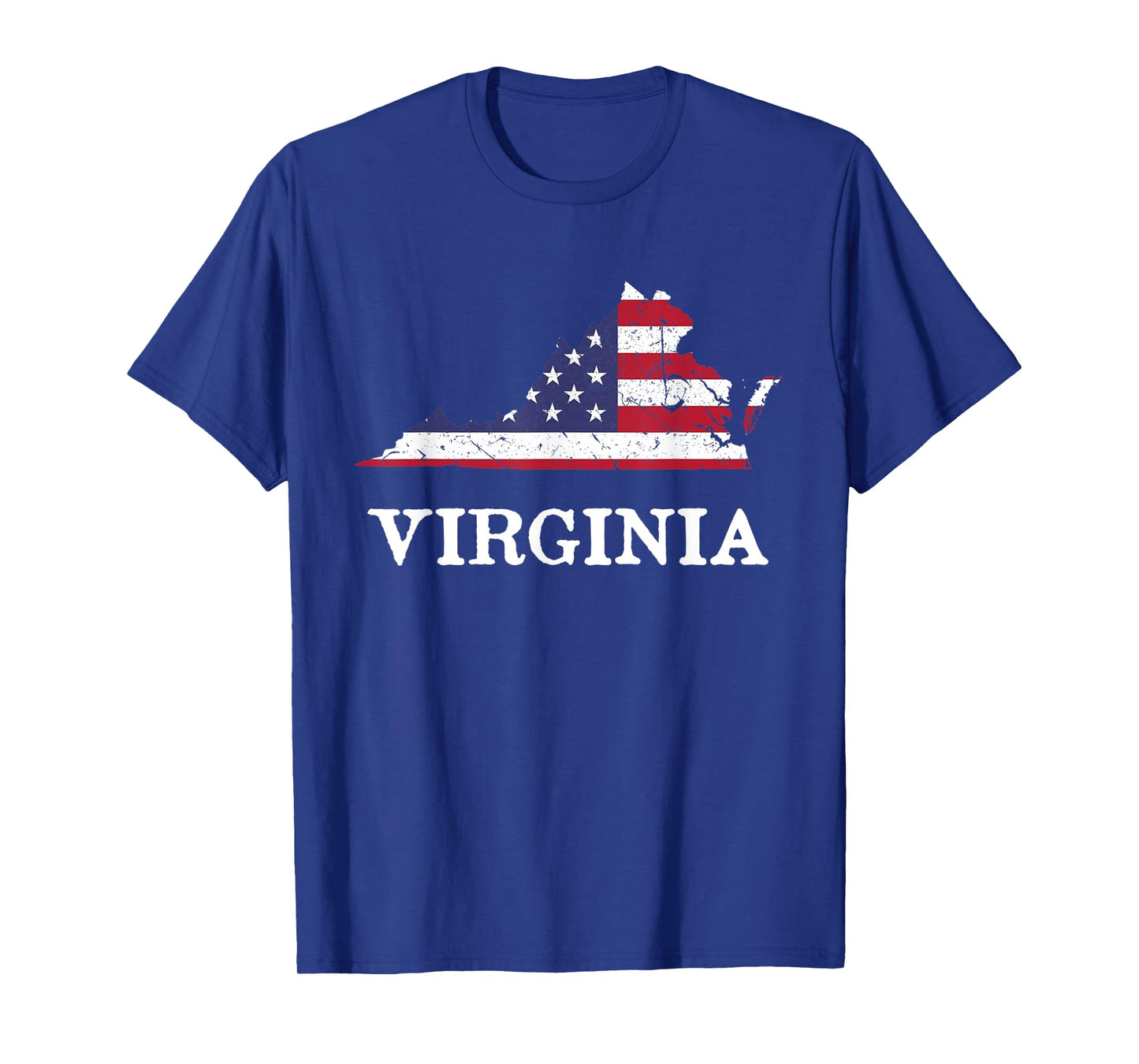 Virginia Map State American Flag 4th Of July Pride Tee T-Shirt for Women Kids Men