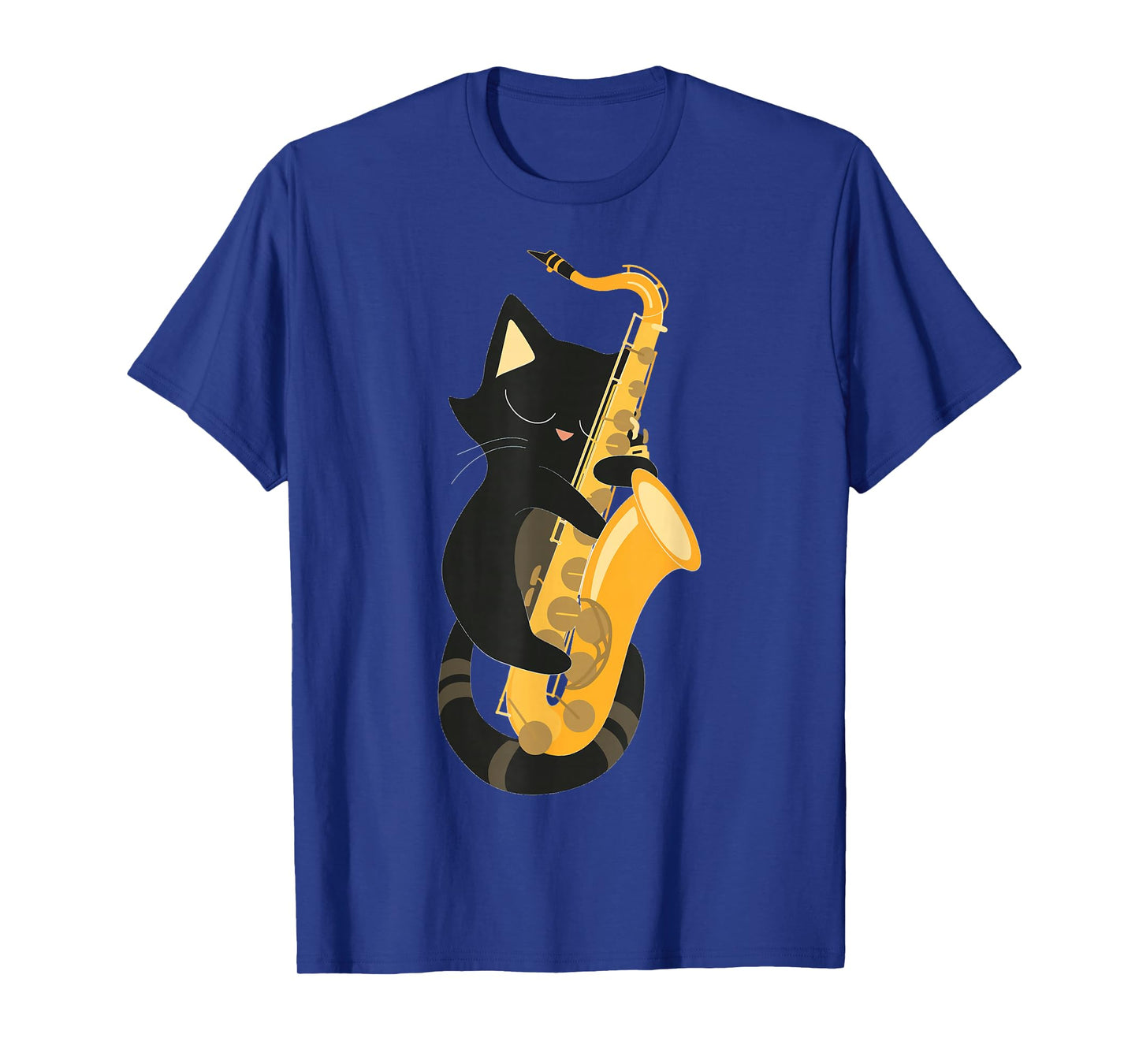 Cat With Saxophone Cat Playing Saxophone T-Shirt
