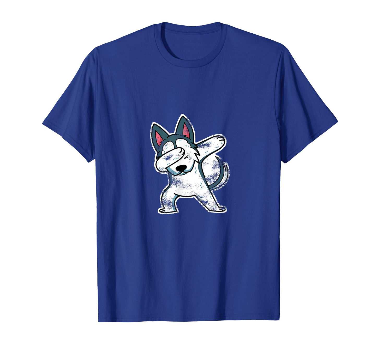 Husky Dog Lover Gift Dabbing Husky T-Shirt for Men Women Kids